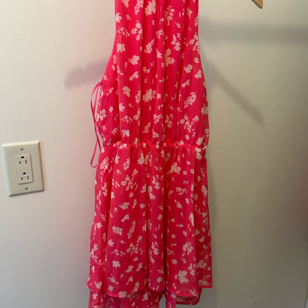 Sienna Sky Pink Floral Mini Dress